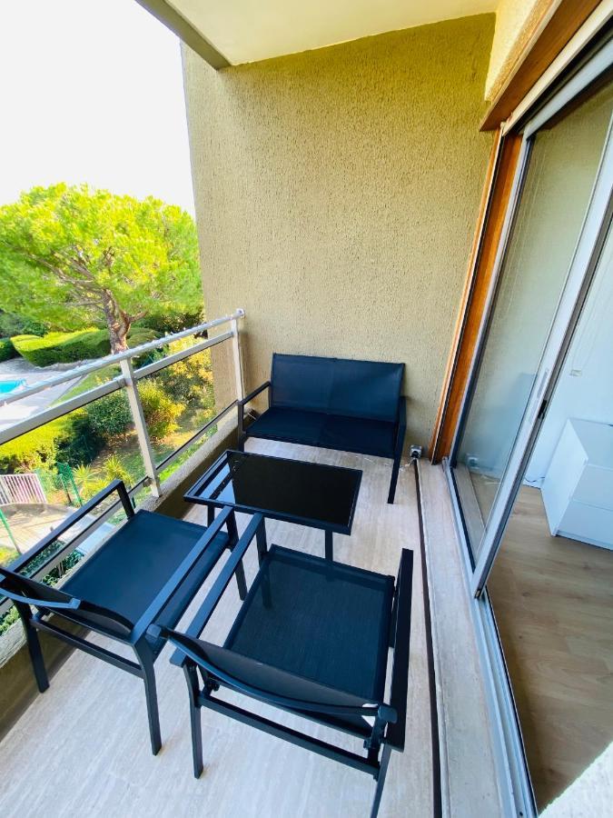 Appartement Cote D'Azur Plage - Piscine - Tennis Villeneuve-Loubet Eksteriør billede