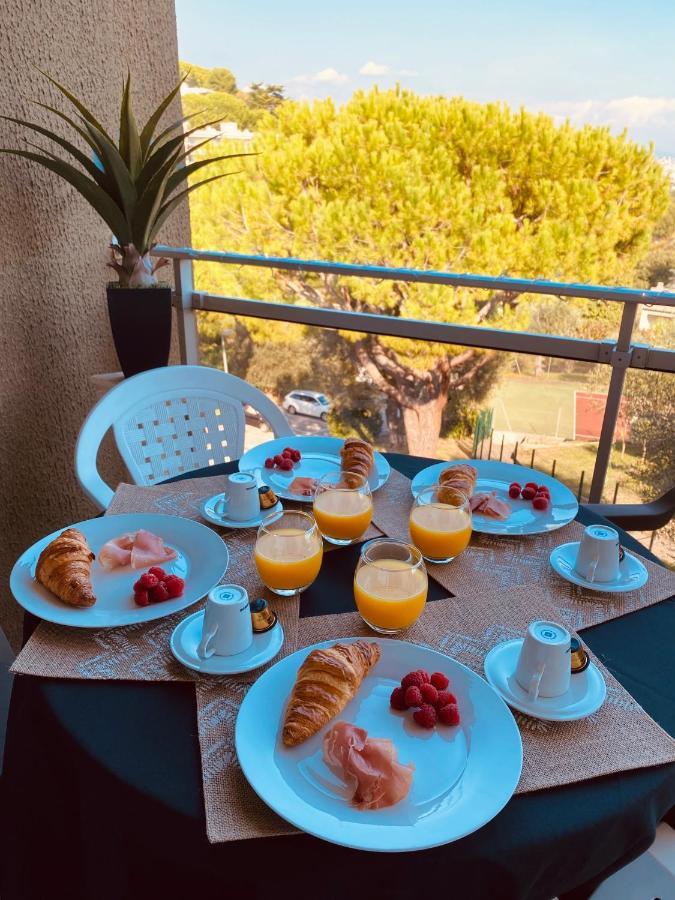Appartement Cote D'Azur Plage - Piscine - Tennis Villeneuve-Loubet Eksteriør billede